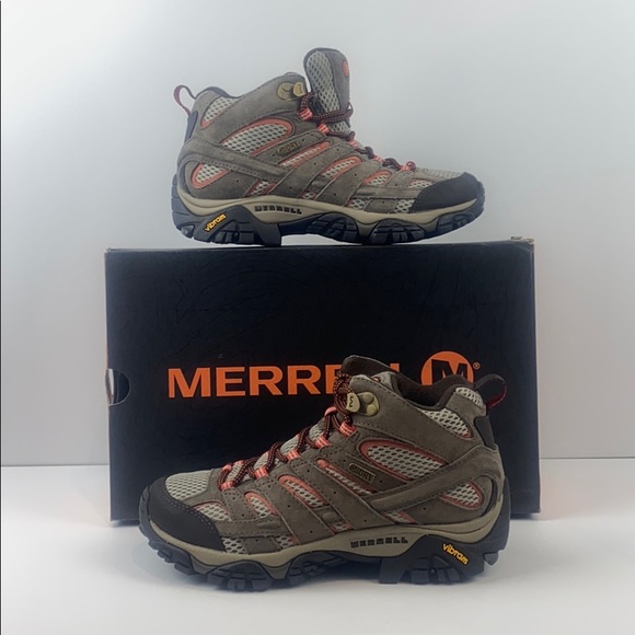 Merrell Shoes - Merrell Women's Moab 2 Mid WTPF Sneakers - Granite